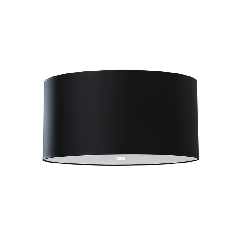 Aplique de techo otto 50 negro e27