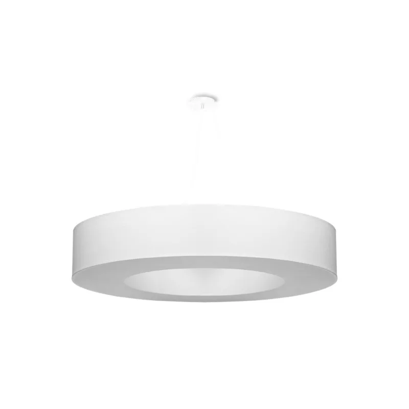 Lámpara suspendida saturno 90 blanca e27