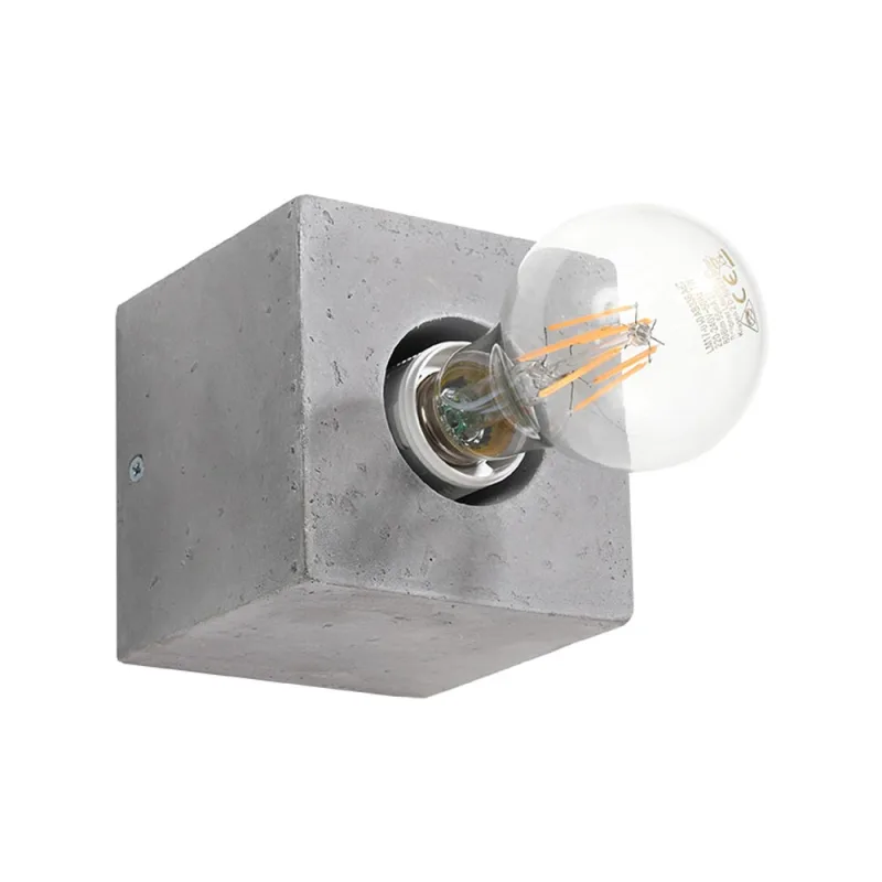 Aplique de hormigón ariz e27