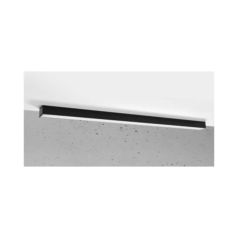 Aplique de techo pinne led 115 negro 31w