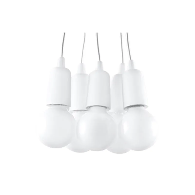 Lámpara de techo diego 5 blanco e27