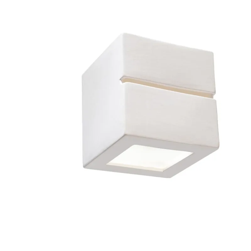 Aplique de cerámica leo line e27