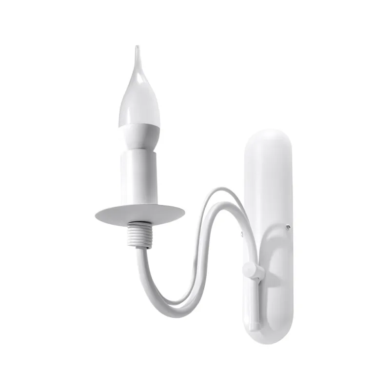 Aplique de pared minerwa blanco e14