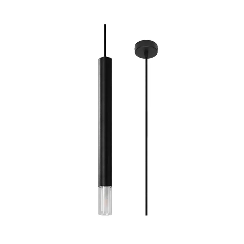 Lámpara de techo wezyr 1 negra g9