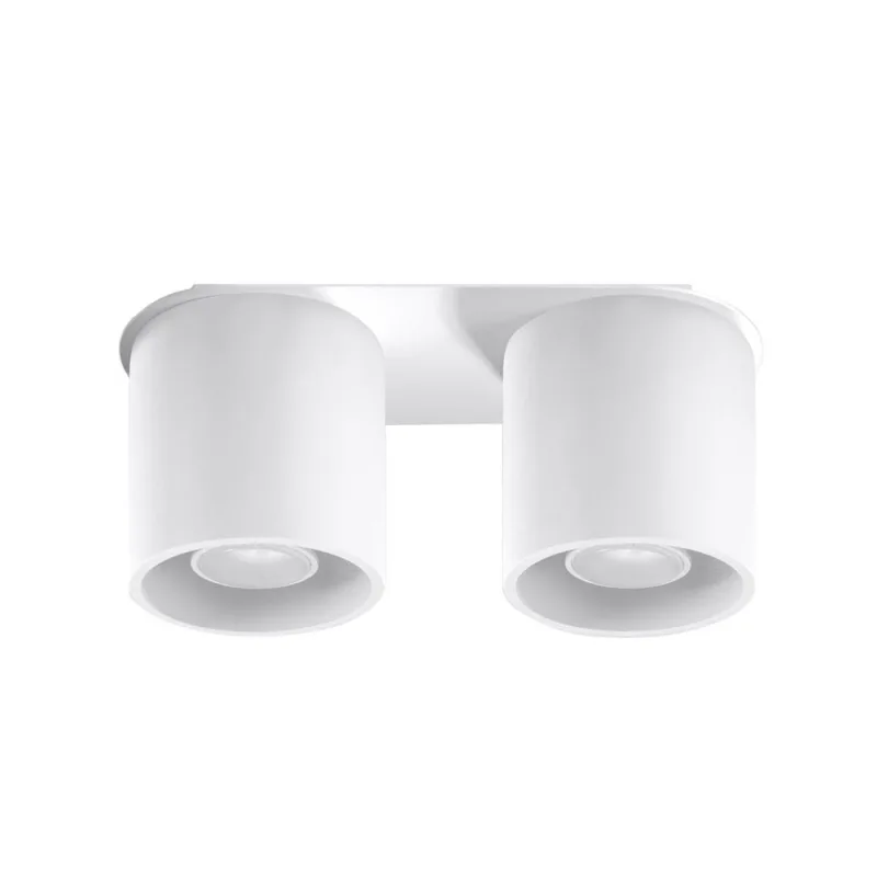 Aplique de techo orbis 2 blanco gu10