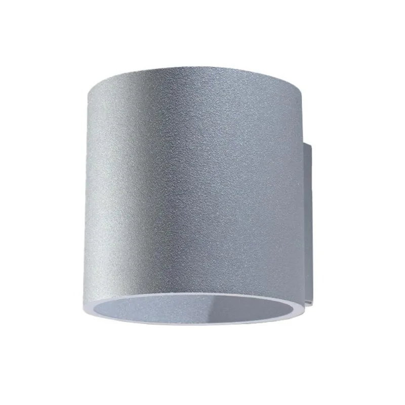 Aplique de pared orbis 1 gris g9