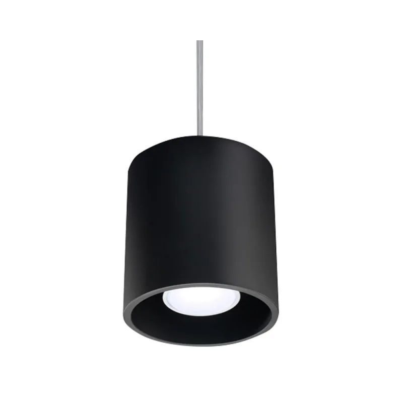 Lámpara de techo orbis 1 negro gu10