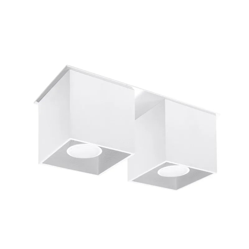 Aplique de techo quad 2 blanco gu10