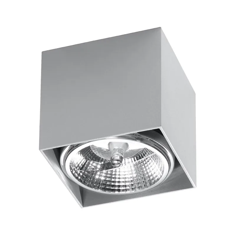 Aplique de techo blake gris gu10