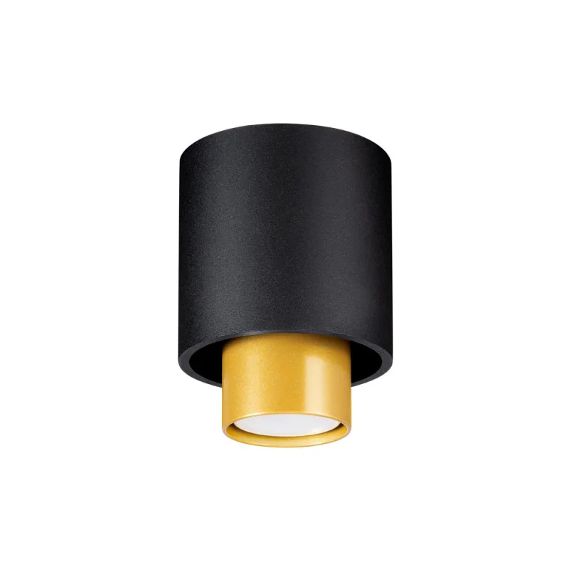 Aplique de techo nesi negro gu10