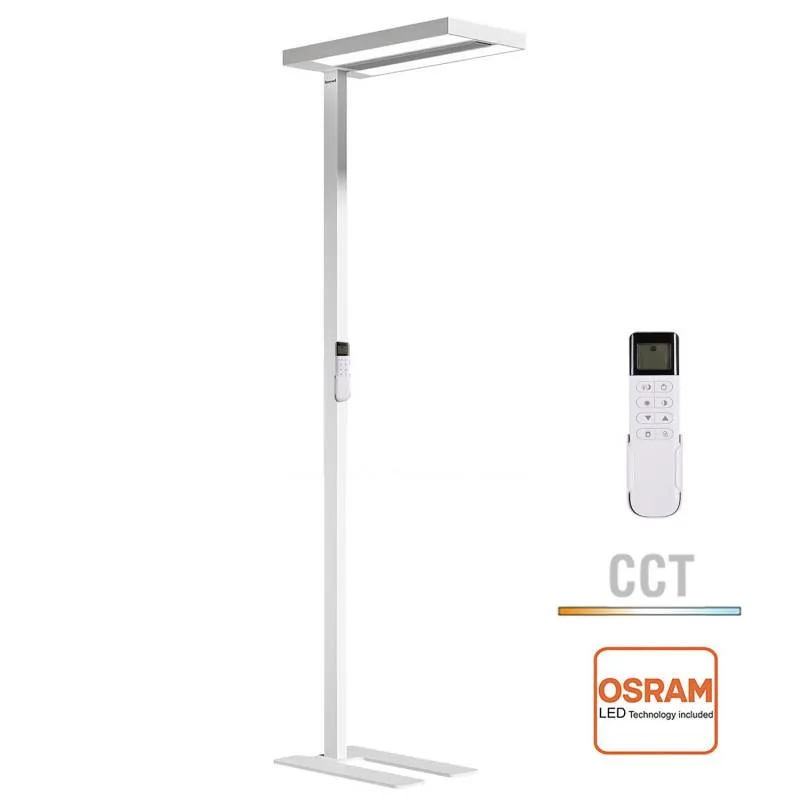 Lámpara de pie honeywell dual 64w 3000-4000-6000k