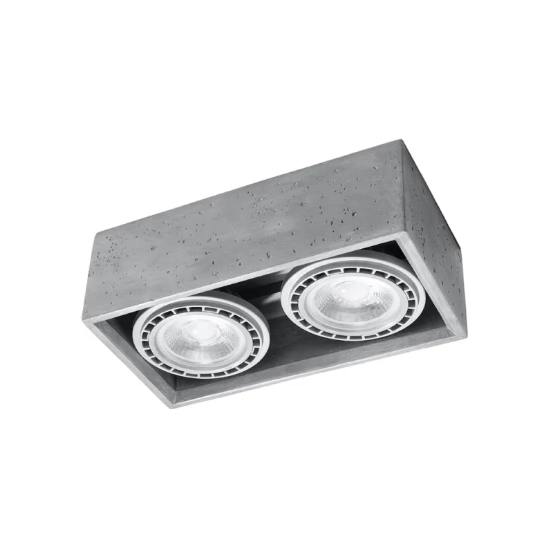 Luminaria de hormigón quatro 2 gu10