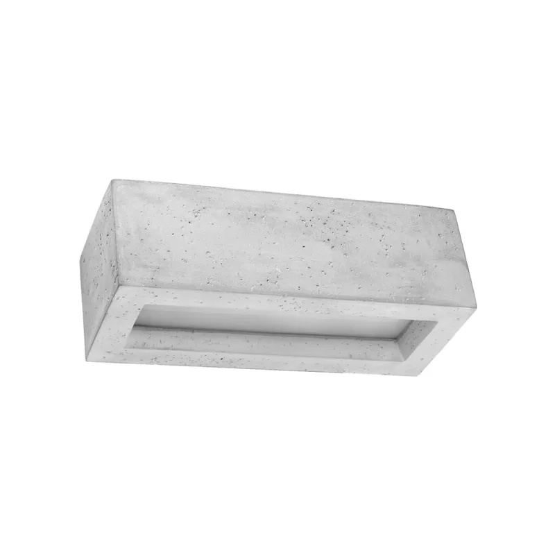 Aplique de hormigón vega 30 e27