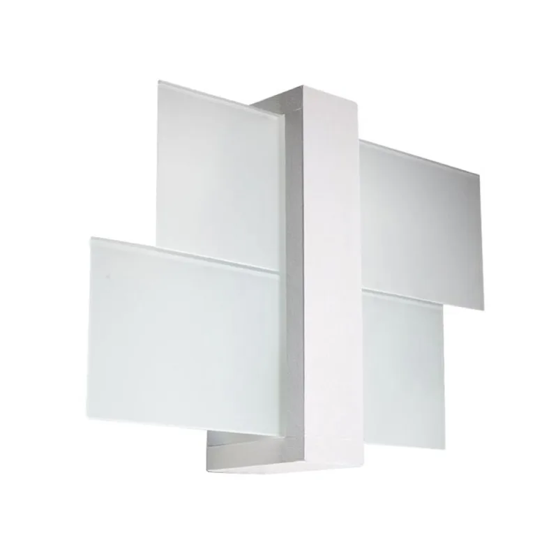 Aplique de pared feniks 1 blanco e27