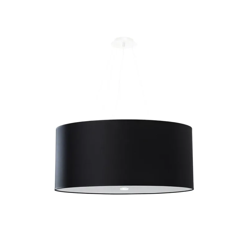 Lámpara suspendida otto 60 negro e27