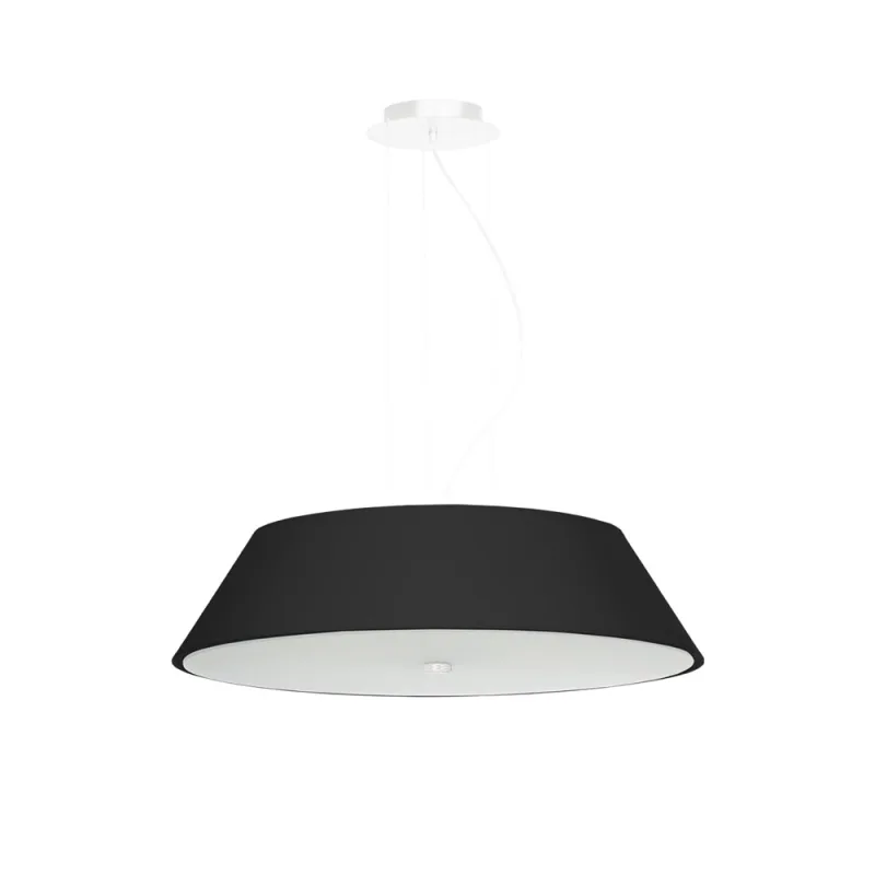 Lámpara suspendida vega 60 negra e27