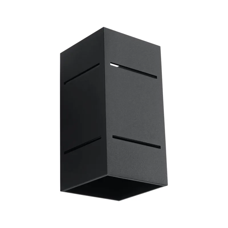 Aplique de pared blocco negro g9