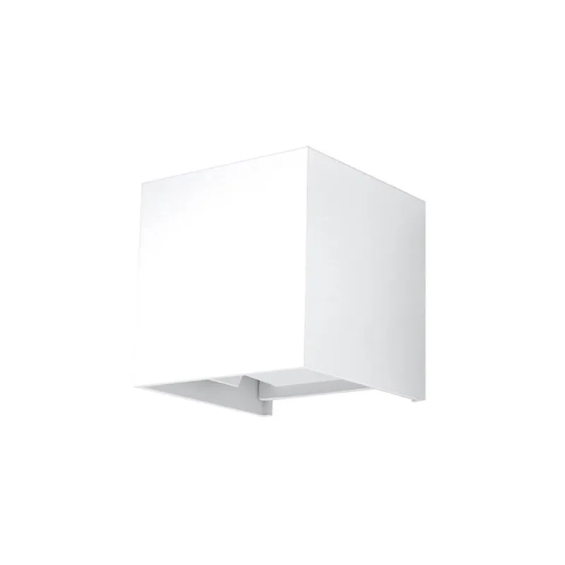 Aplique de pared luca led 6w blanco ip54