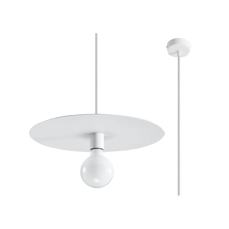 Lámpara de techo flavio blanca e27