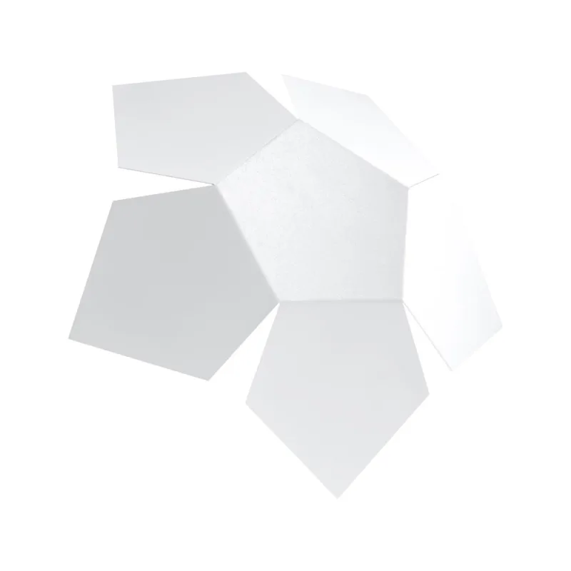 Aplique de pared penta blanco g9