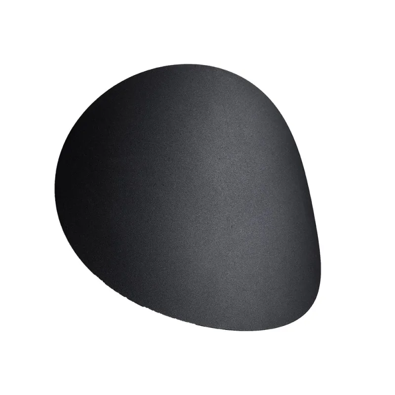 Aplique de pared senses negro g9