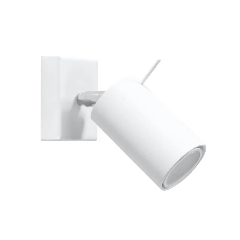 Aplique de pared ring blanco gu10