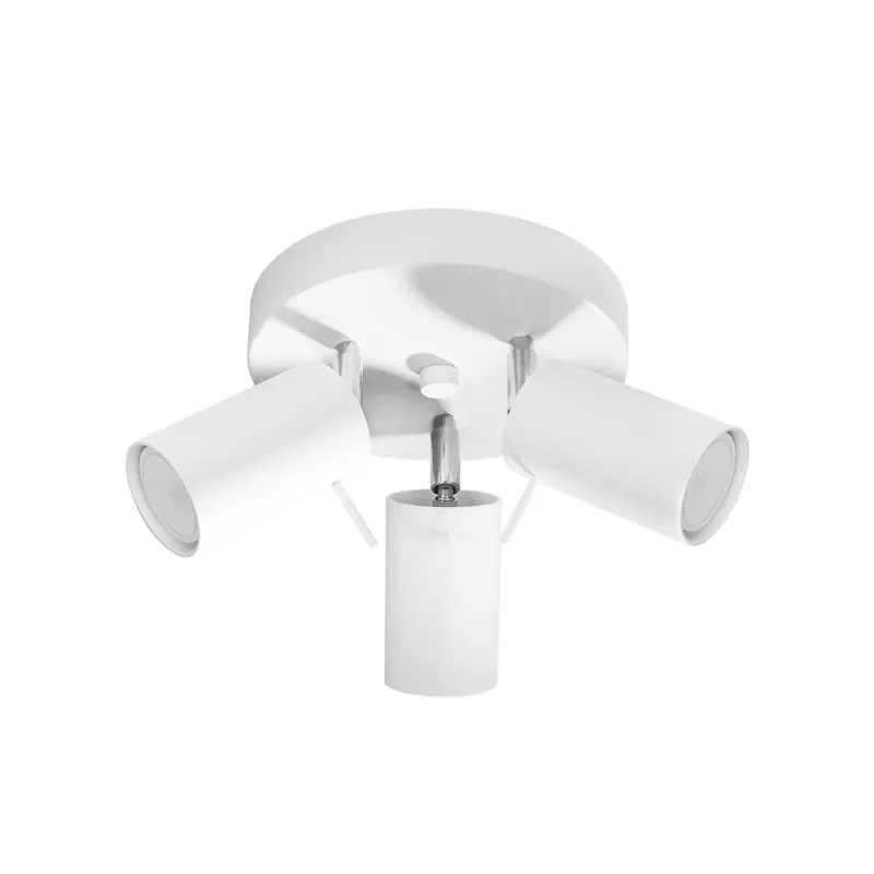 Aplique de techo ring 3p blanco gu10