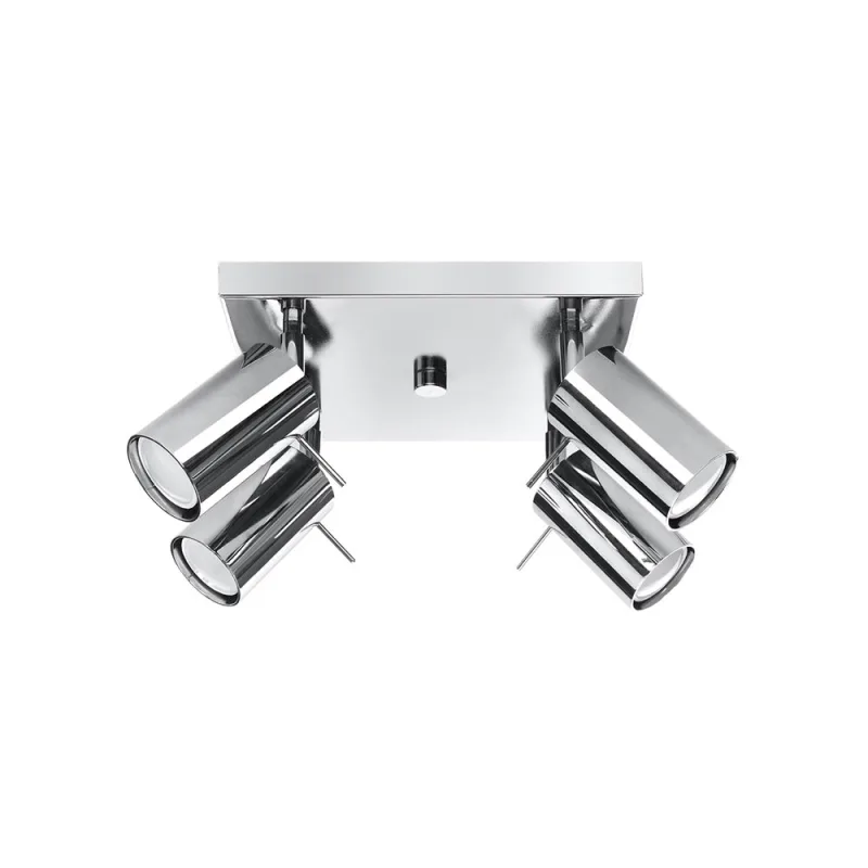 Aplique de techo ring 4 cromo gu10