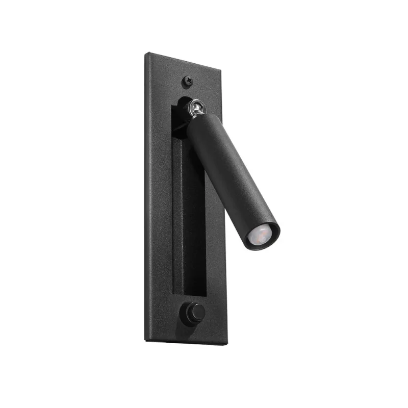 Aplique de pared enif negro g9