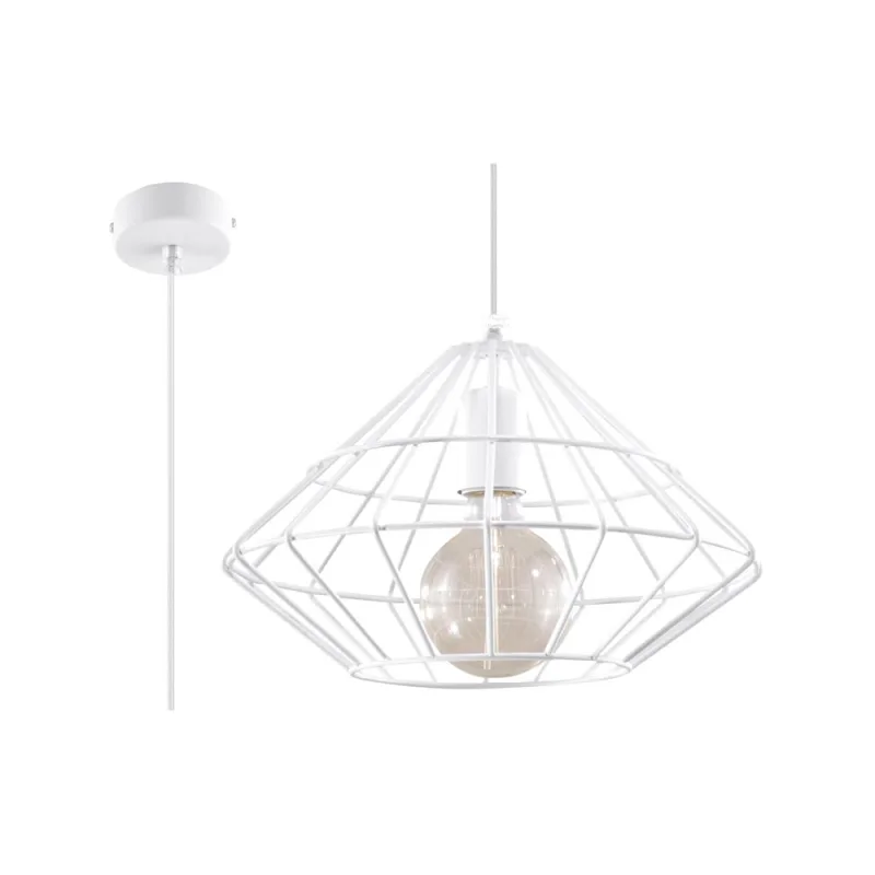 Lámpara de techo umberto blanco e27