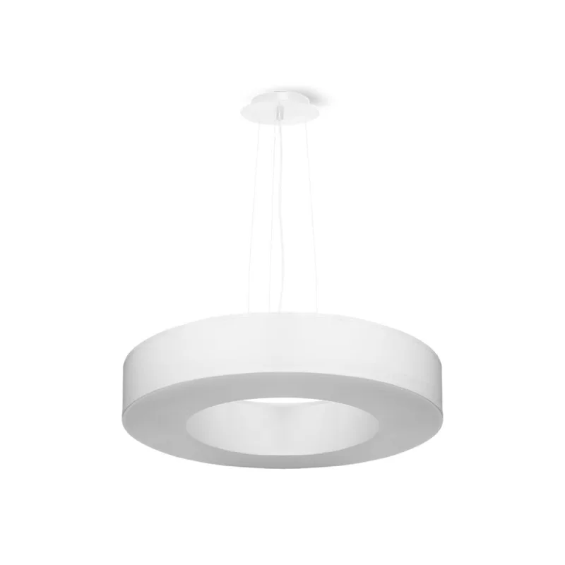 Lámpara suspendida saturno slim 50 blanca e27