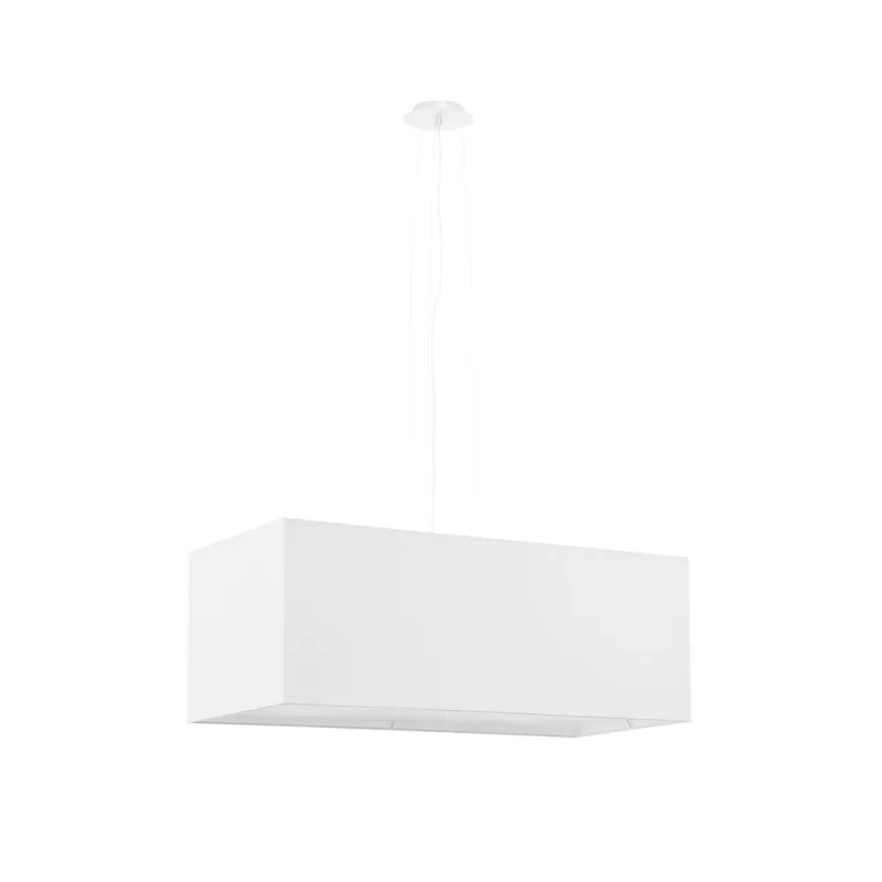 Lámpara suspendida santa bis 80 blanco e27