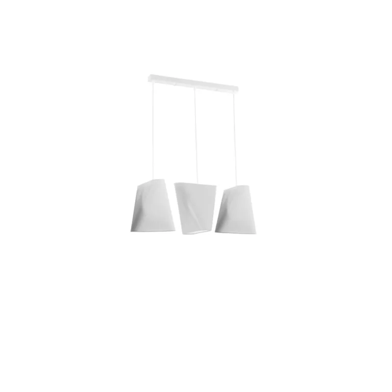 Lámpara suspendida blum 3 blanco e27