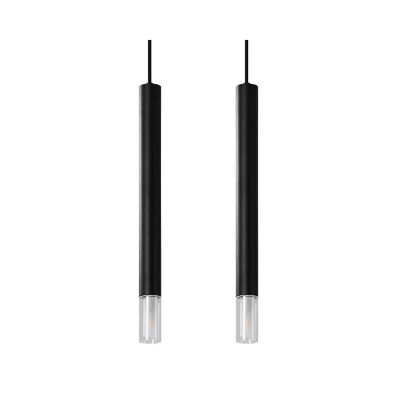 Lámpara de techo wezyr 2 negra g9