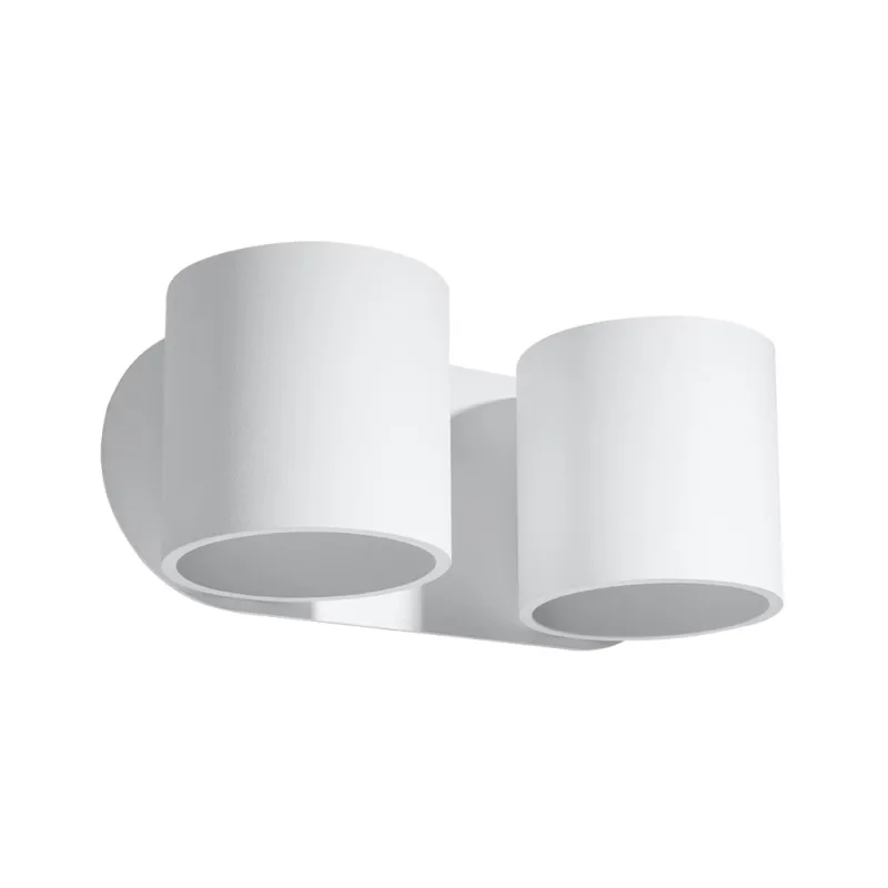 Aplique de pared orbis 2 blanco g9