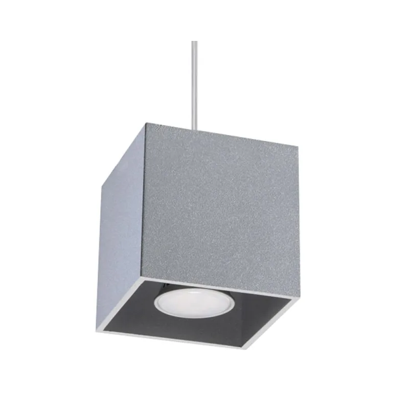 Lámpara de techo quad 1 gris gu10
