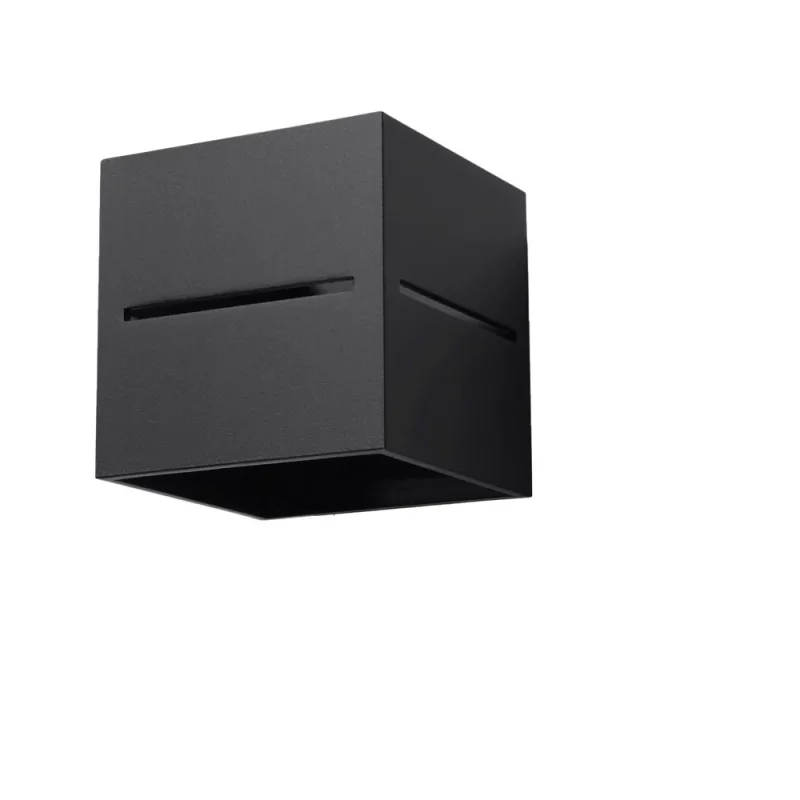 Aplique de pared lobo negro g9