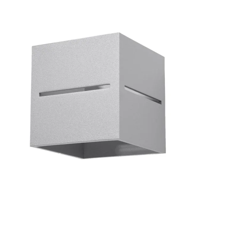 Aplique de pared lobo gris g9