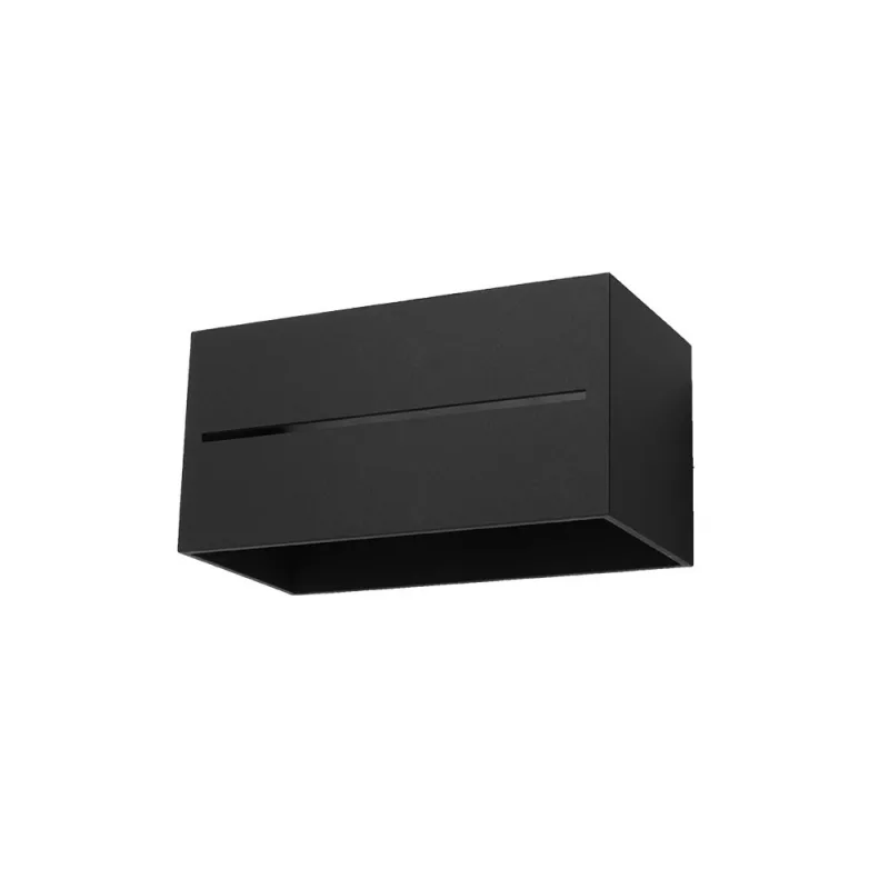Aplique de pared lobo maxi negro g9