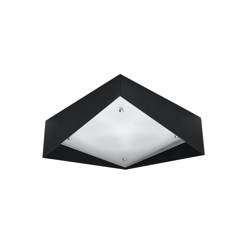 Aplique de techo avior negro e27