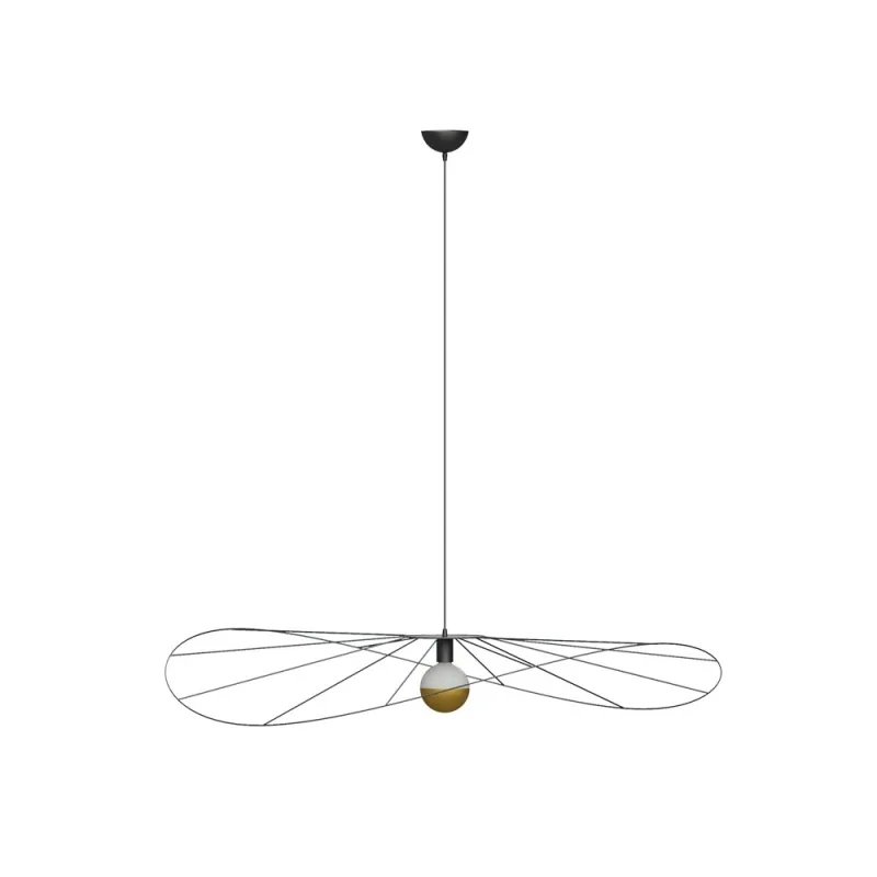 Lámpara de techo eskola 70 negro e27