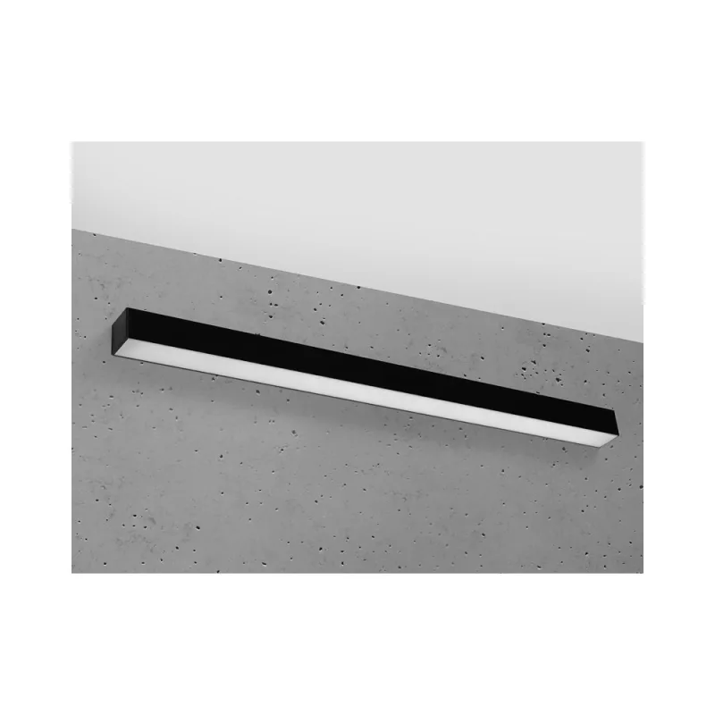 Aplique de pared pinne led 95 negro 31w