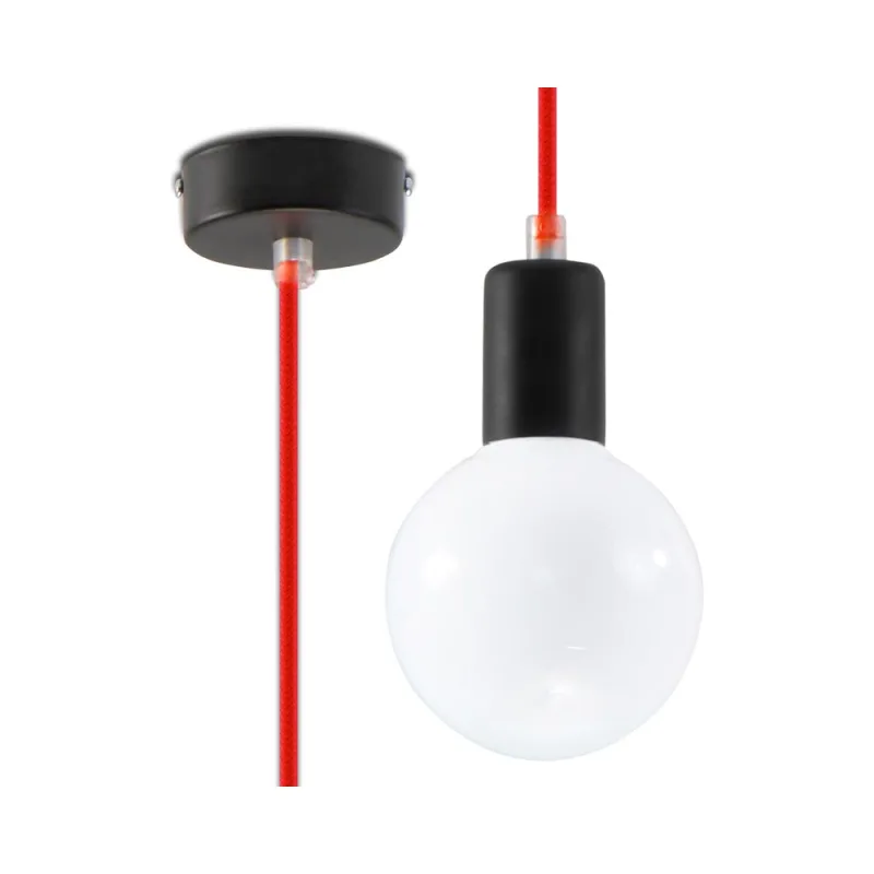 Lámpara de techo edison red