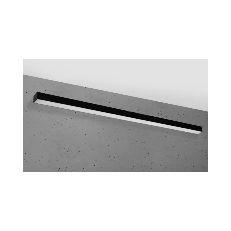 Aplique de pared pinne led 145 negro 31w
