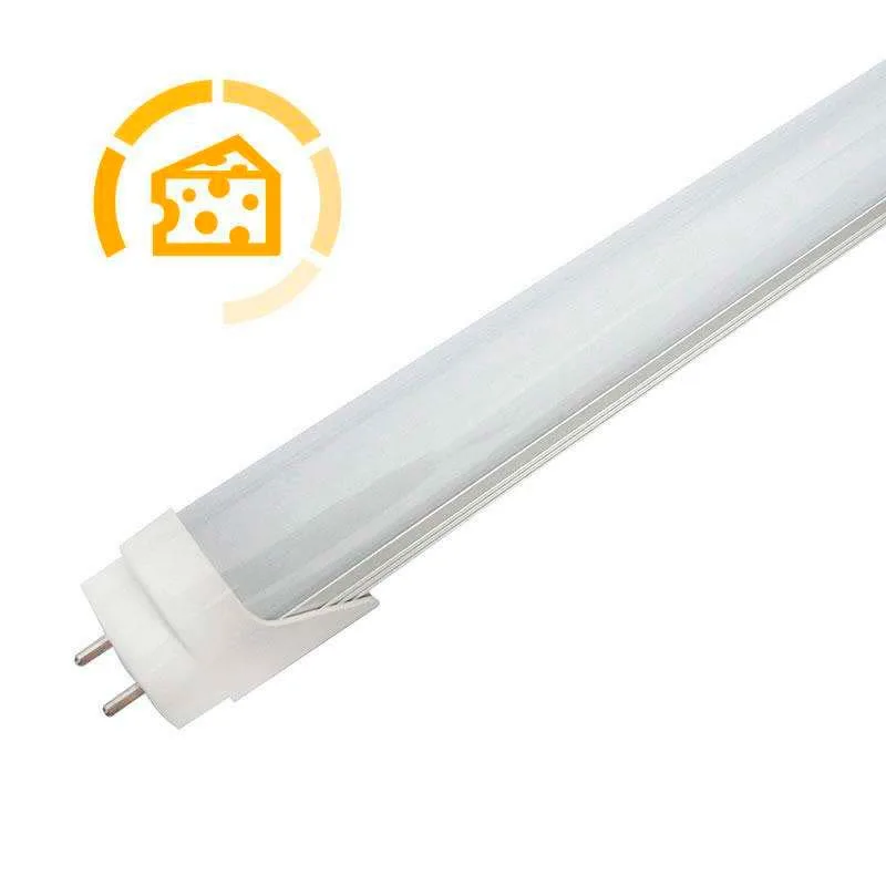 Tubo led t8 9w 60cm quesos y fiambres blanco cálido