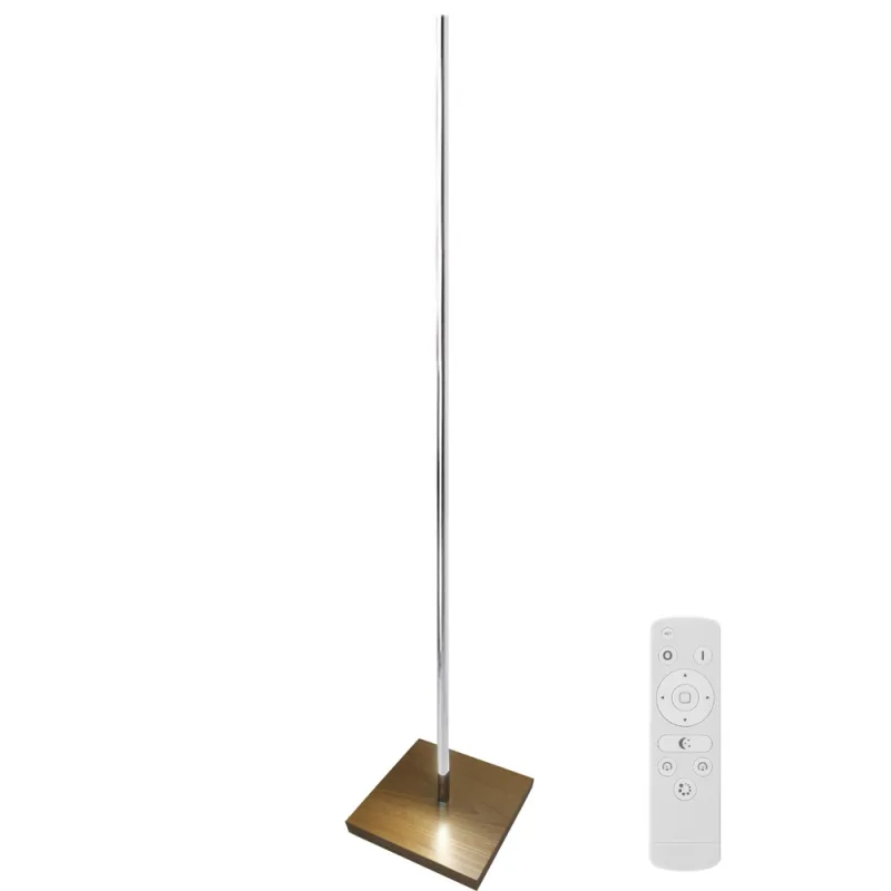 Lámpara de pie led lumo ligno kvadrata rf 35w blanco neutro