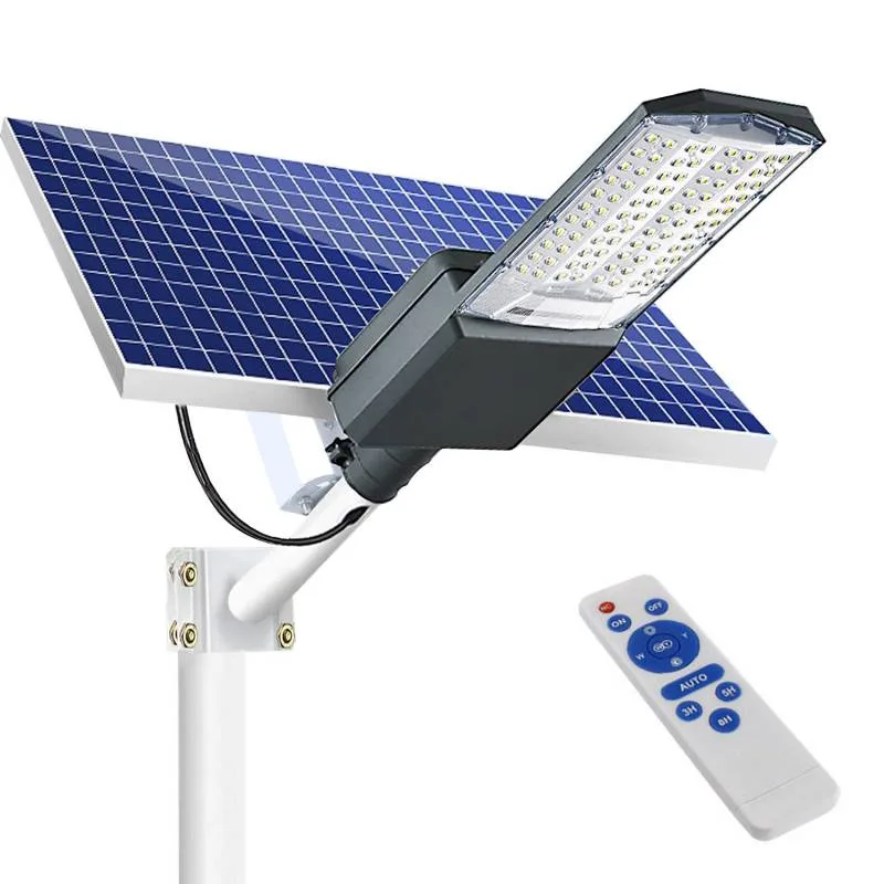 Farola led solar urban 300w 32v / 20000mah blanco cálido