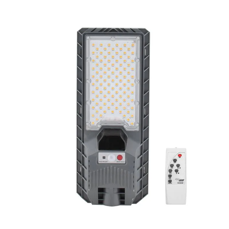 Farola led solar basic 100w 37v / 2400mah blanco cálido