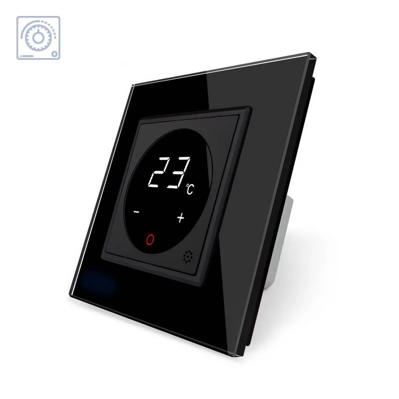 Termostato digital negro livolo