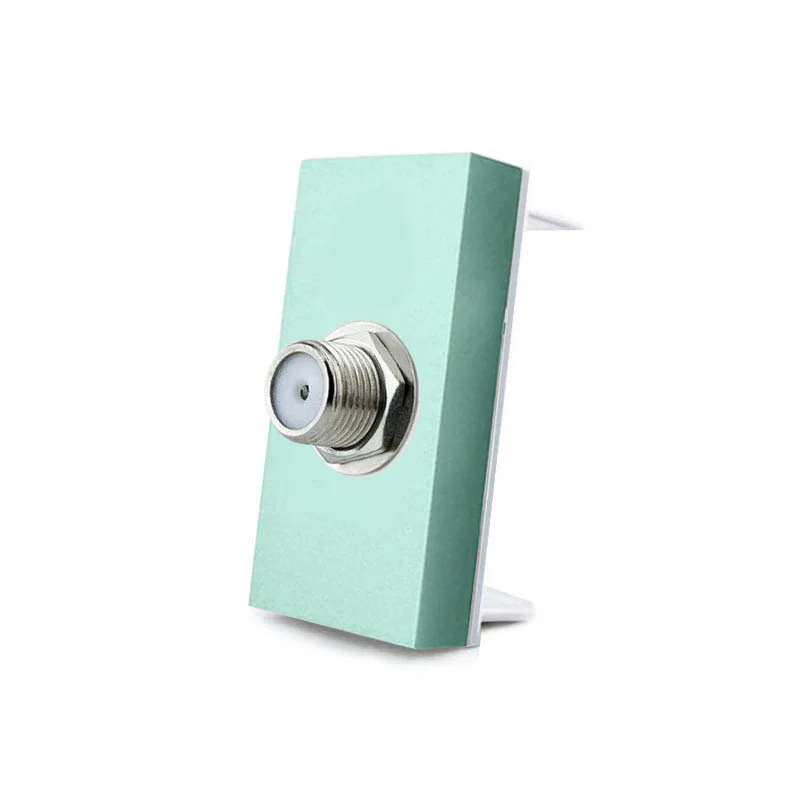 Conector sat verde para mecanismo de empotrar livolo